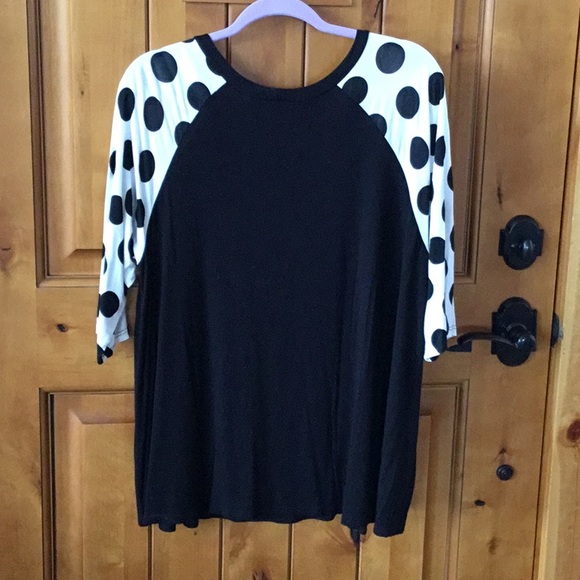 MOA USA women’s top with 3/4 raglan sleeves, size 2XL - Picture 2 of 8